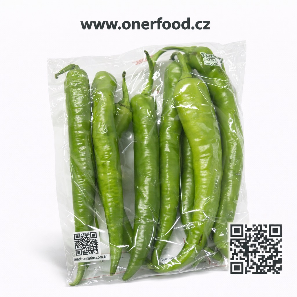 DLOUHÉ ZELENÉ PAPRIKY NA GRIL 500 gr (Sivri biber)